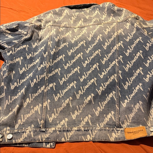 Balenciaga logo denim jacket - Picture 7 of 8